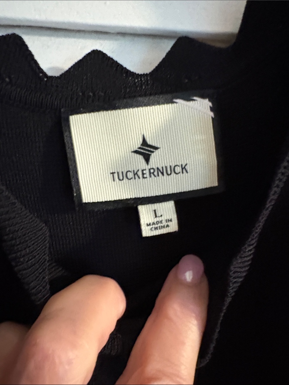 Tuckernuck  Ric Rac Compression Tank Scallop Large - Picture 4 of 8